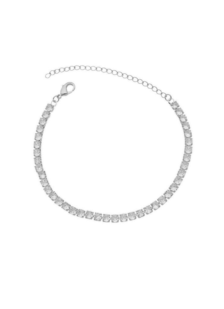 Tornozeleira Riviera Navettes Banho de Ródio