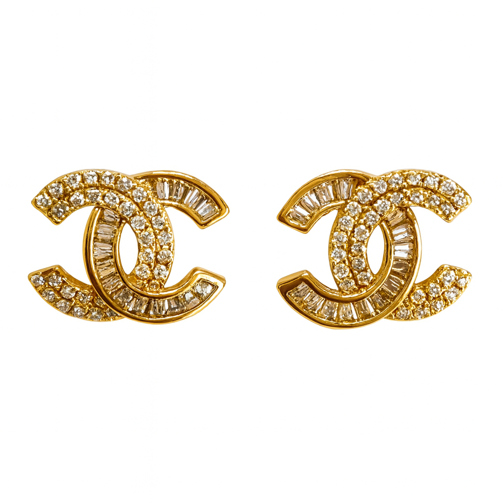 Brinco Inspiração Zircônias Banhado à Ouro