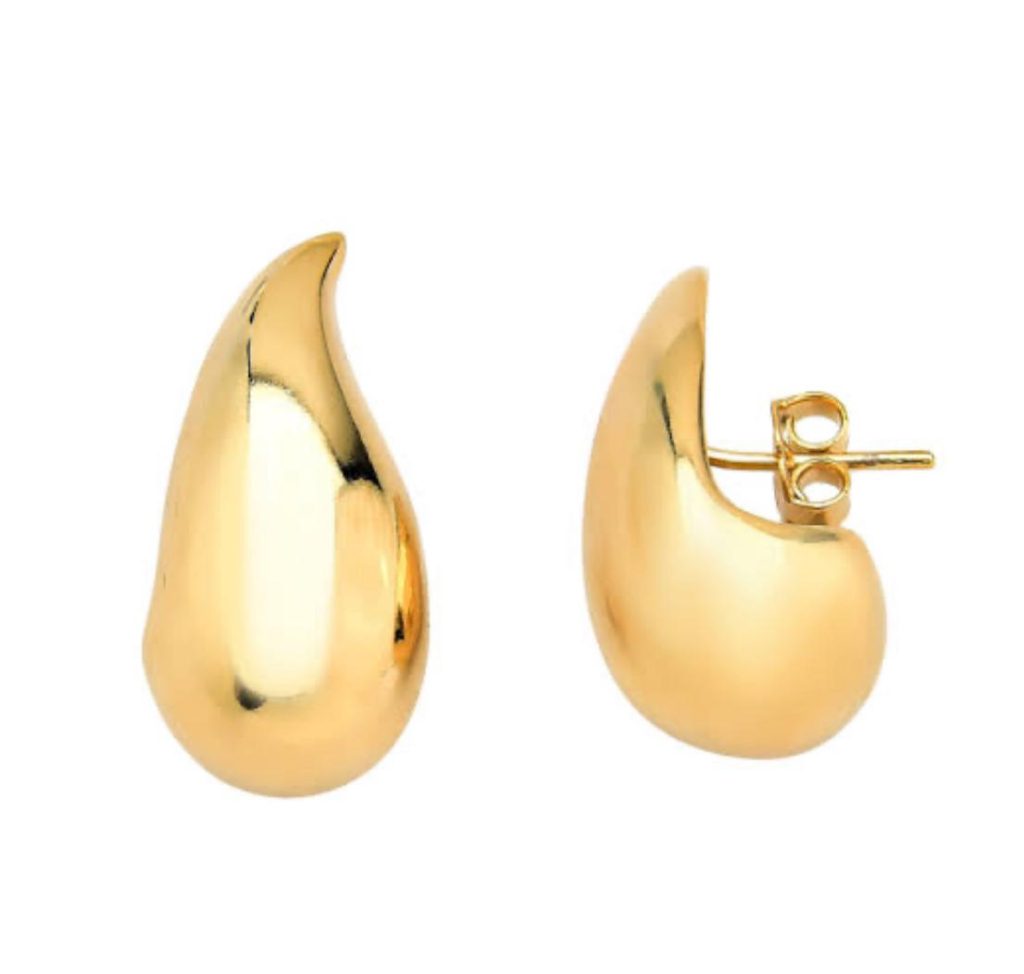 Brinco Gota Abaulada Médio