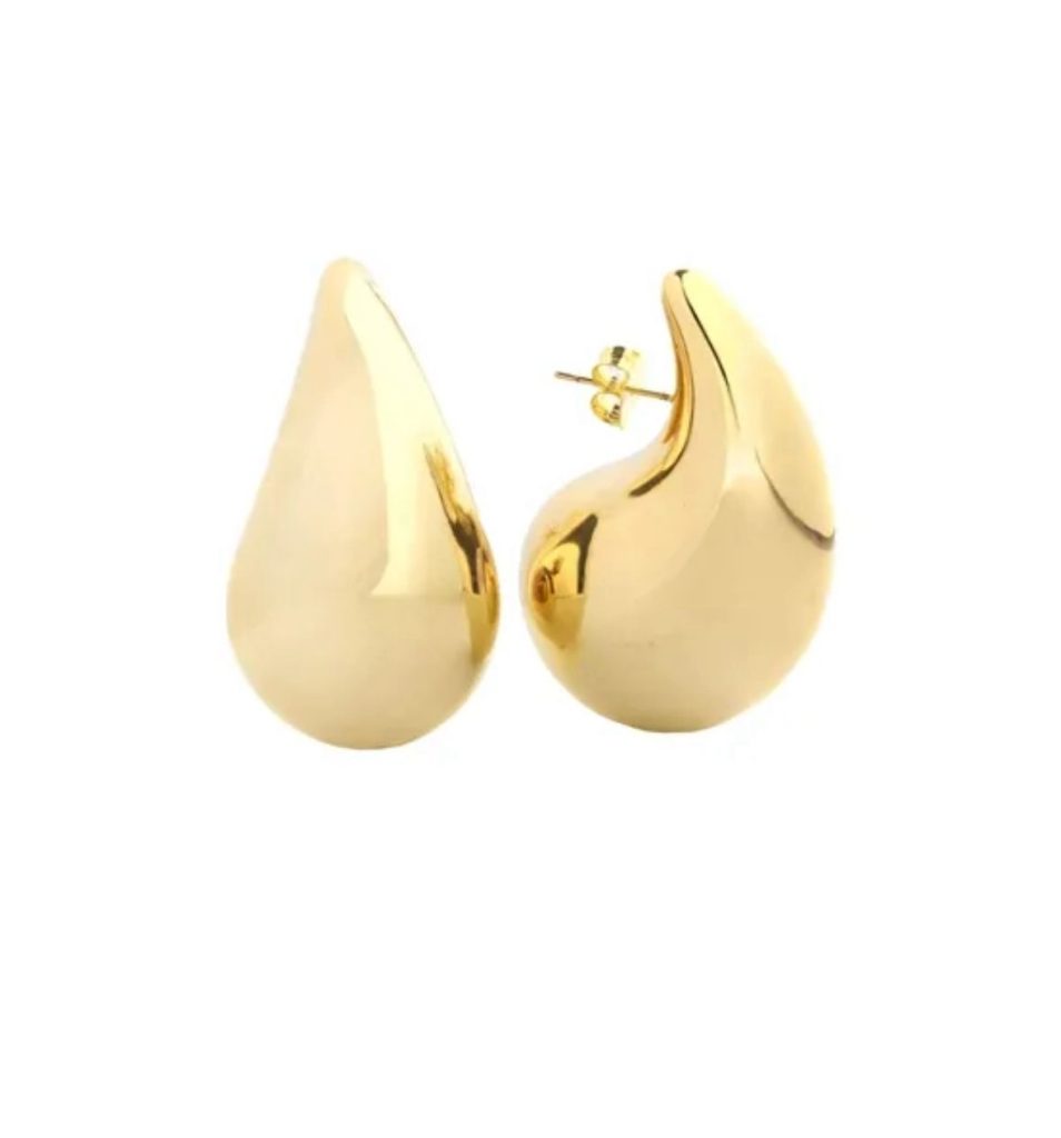Brinco Gota Oca Média